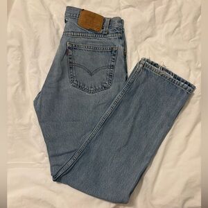 Classic Blue Levi’s 505 Denim Jeans